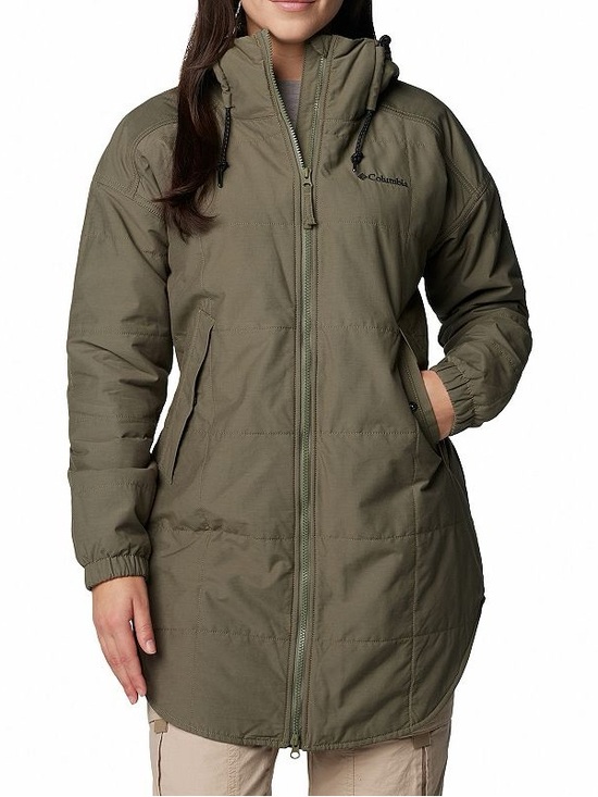Columbia Jackets & Blazers - Columbia Chatfield Hill II Parka Jacket in Stone Green Size Small